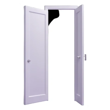 door ajar with intense white light streaming and glowing through the opening in a nearly black room, high contrast sticker