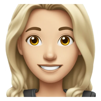 Brunette white Girl taking selfie with her phone sticker