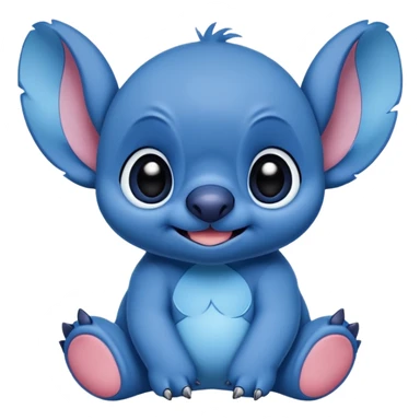 Stitch mignon  vrai  sticker