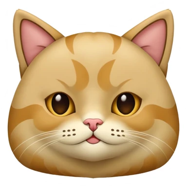 Gato bege dormindo  sticker