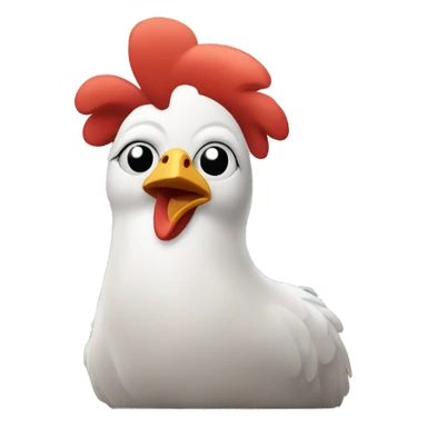 chicken on a cruise ship sticker