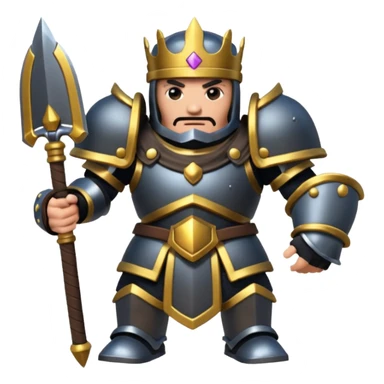 Méga chevalier clash royale sticker