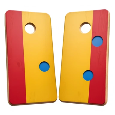 Cornhole board sticker