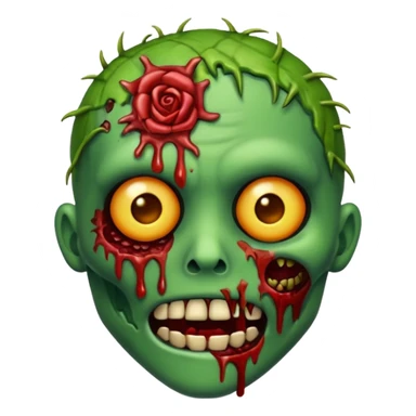 Oi eu quero um emoji de zumbi sticker