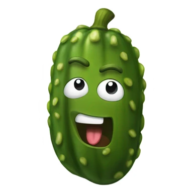A pickle sticker