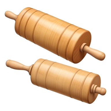rolling pin two handles sticker