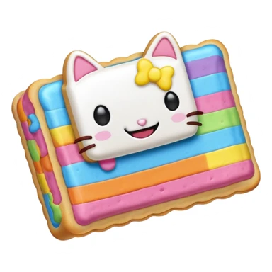 nyan cat poptart sticker