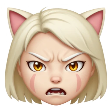 neko-girl angry
 sticker
