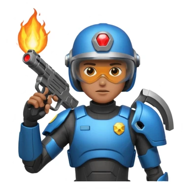 futuristic cop sticker