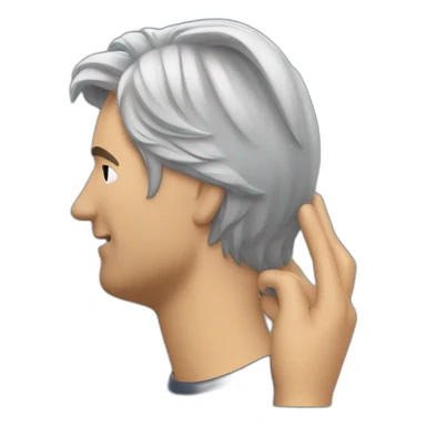 Craig Federighi combing his hair sticker