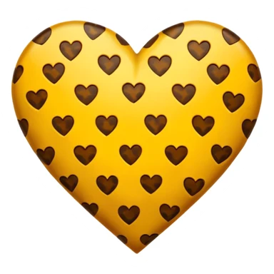 Heart with cheetah spots sticker