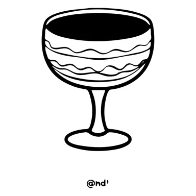 Tiramisu dessert in a glass dish with layers and cocoa powder on top sticker