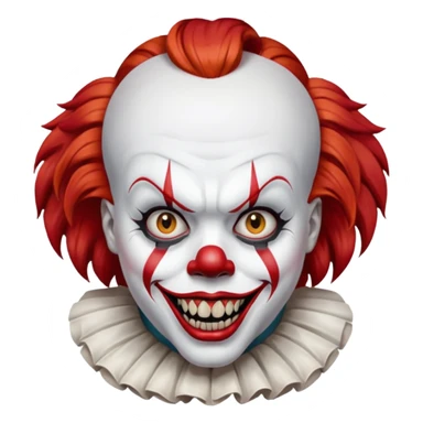 Emojies with Pennywise for discord sticker