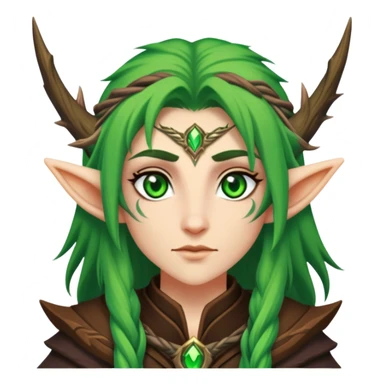night elf druid sticker
