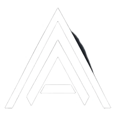 alan walker logo (inverted V and W intersepte) sticker
