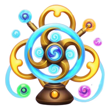 psychic triskelion glowing optical illusionary paranormal fidget spinner planet orb galaxy lava lamp plasma ball plasma lamp light  sticker