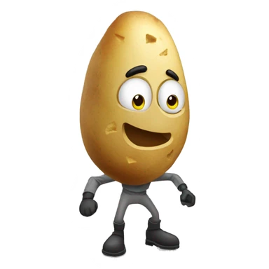 Mash potato smasher sticker