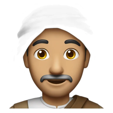 A arab man sticker