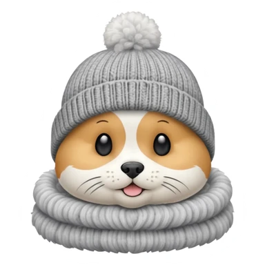 Winter Beanie Pet sticker