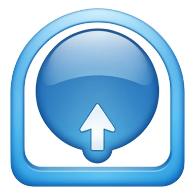 upload icon for site navigation. sticker