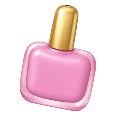 gold rococo pink inflatable puffy nail polish sticker