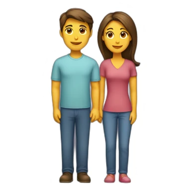 Femme sur dos homme sticker