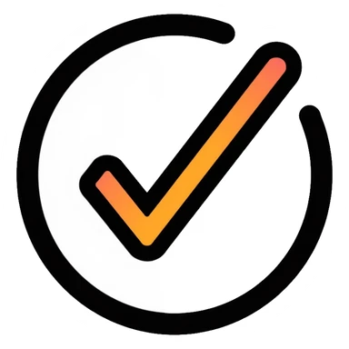checkmark in circle sticker