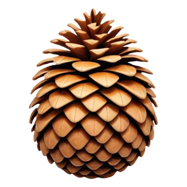 The fir cone sticker