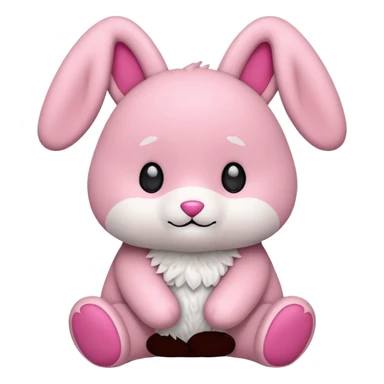 A labubu plushie sticker