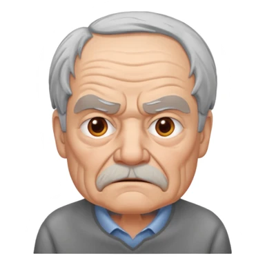 Grumpy old man sticker