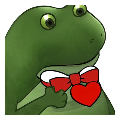 Love you more sticker