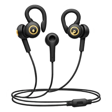 old wired earphones sticker