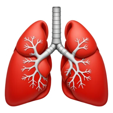 simple playful lungs sticker