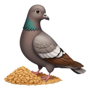breadcrumbs been eaten by a pigeon sticker
