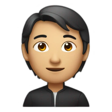 Un chinois noir et roux sticker