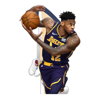Ja morant dunk sur lebron james sticker