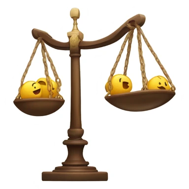 Balança com tocha serviço social sticker