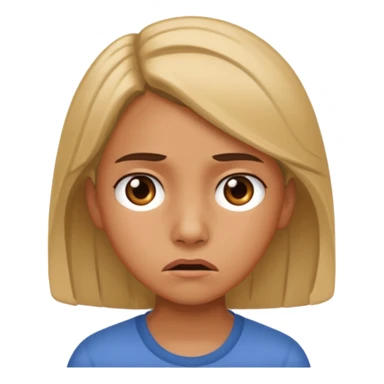 frustrated female aged 10 emoji sticker