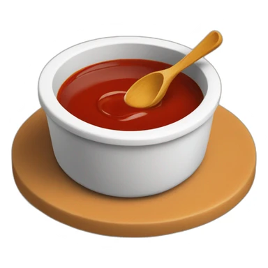 sauce in a dipping dish sticker