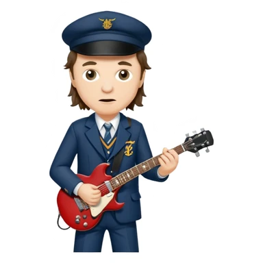 Angus Young, guitarrista de AC/DC sticker