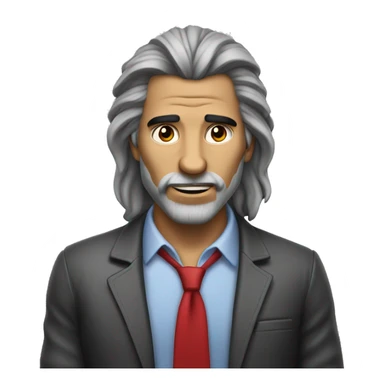 Hombre lobo oficinista sticker