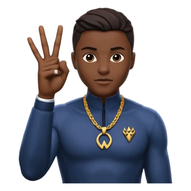 Wakanda forever hand sign 🙅 sticker