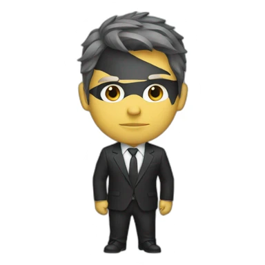 Hawkeye in suit sticker