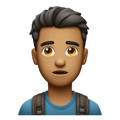 Young 24 year man not so happy about going to a birthday on a Sunday.  sticker