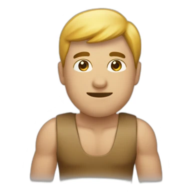 Hombre sujetando sujetador sticker