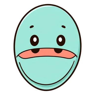 delicious food with drooling face sticker