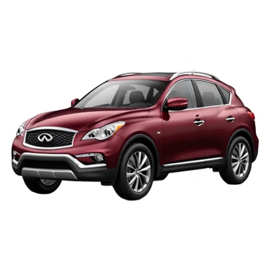 infiniti qx50 maroon  sticker