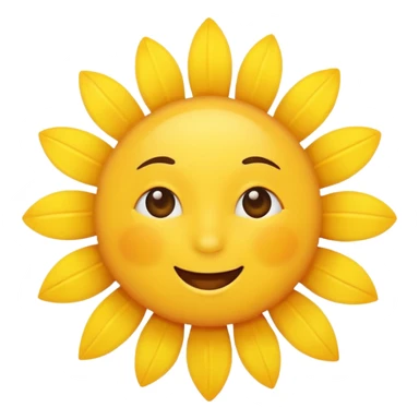Sunshine saying good morning  sticker