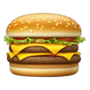 The best McDonald hamburger  sticker