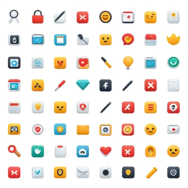 ux ui design skills icon pack sticker